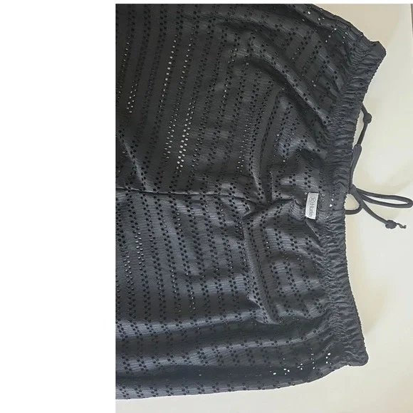 Hurley Women's 2 Piece Crochet Cover Up Set Shirt & Pants Swim Beach Outfit M NW - Picture 9 of 11